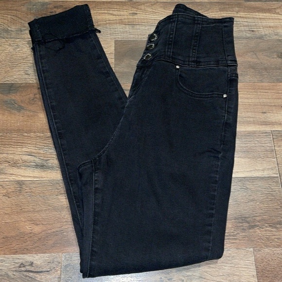 MixMax Super High Rise Skinny Jeans.  Size Medium. - Picture 1 of 9